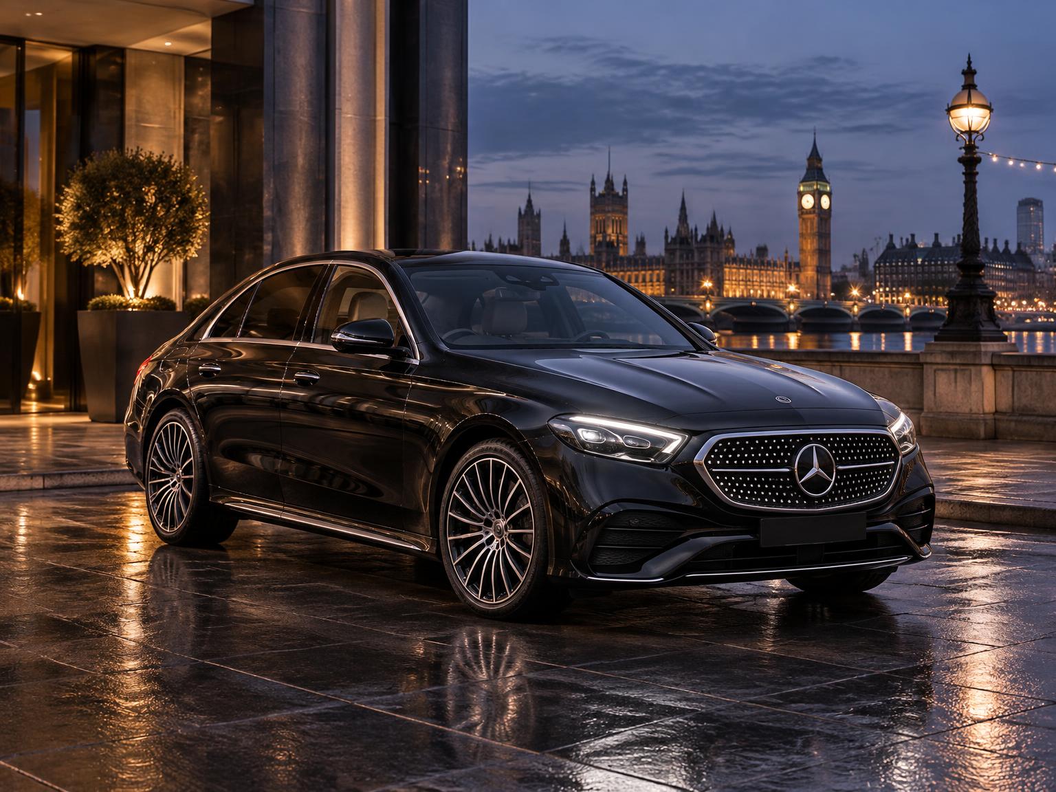 Mercedes-Benz E-Class · 2026 black exterior